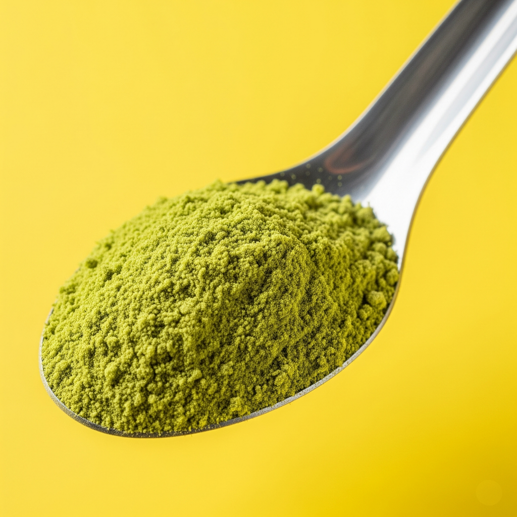 Fine green Manmeoksul broccoli powder for active sulforaphane preparation