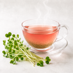 Warm Manmeoksul Tea prepared for a daily active sulforaphane home routine