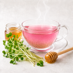 Manmeoksul broccoli powder tea with optional honey